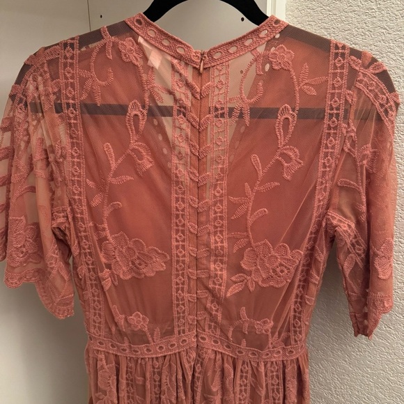 Socialite Lace Maxi Romper Dress - Picture 7 of 11